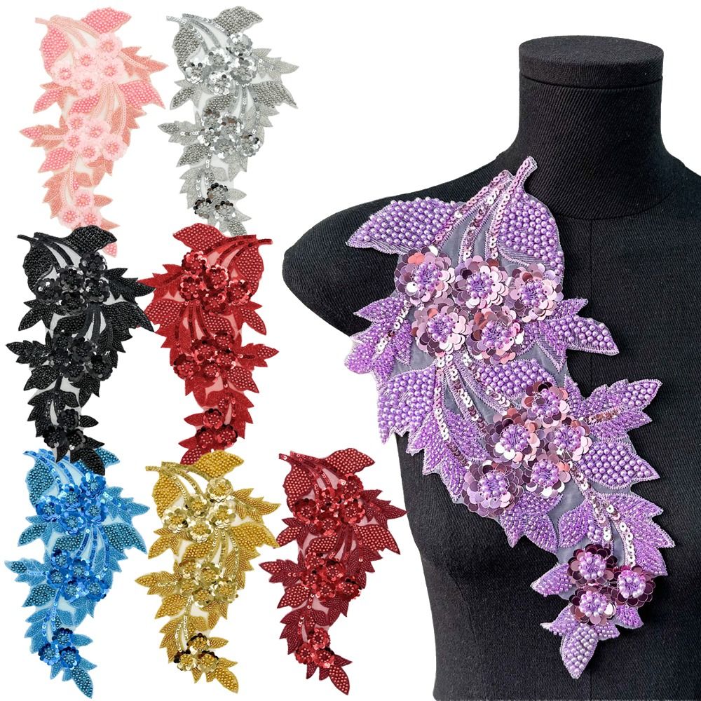 Parches de Flores 3D con Lente - Applique Patch Flower reseña y precio
