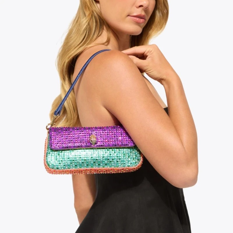 Bolso de Hombro de Lujo para M - Sequin Fabric Panel reseña y precio